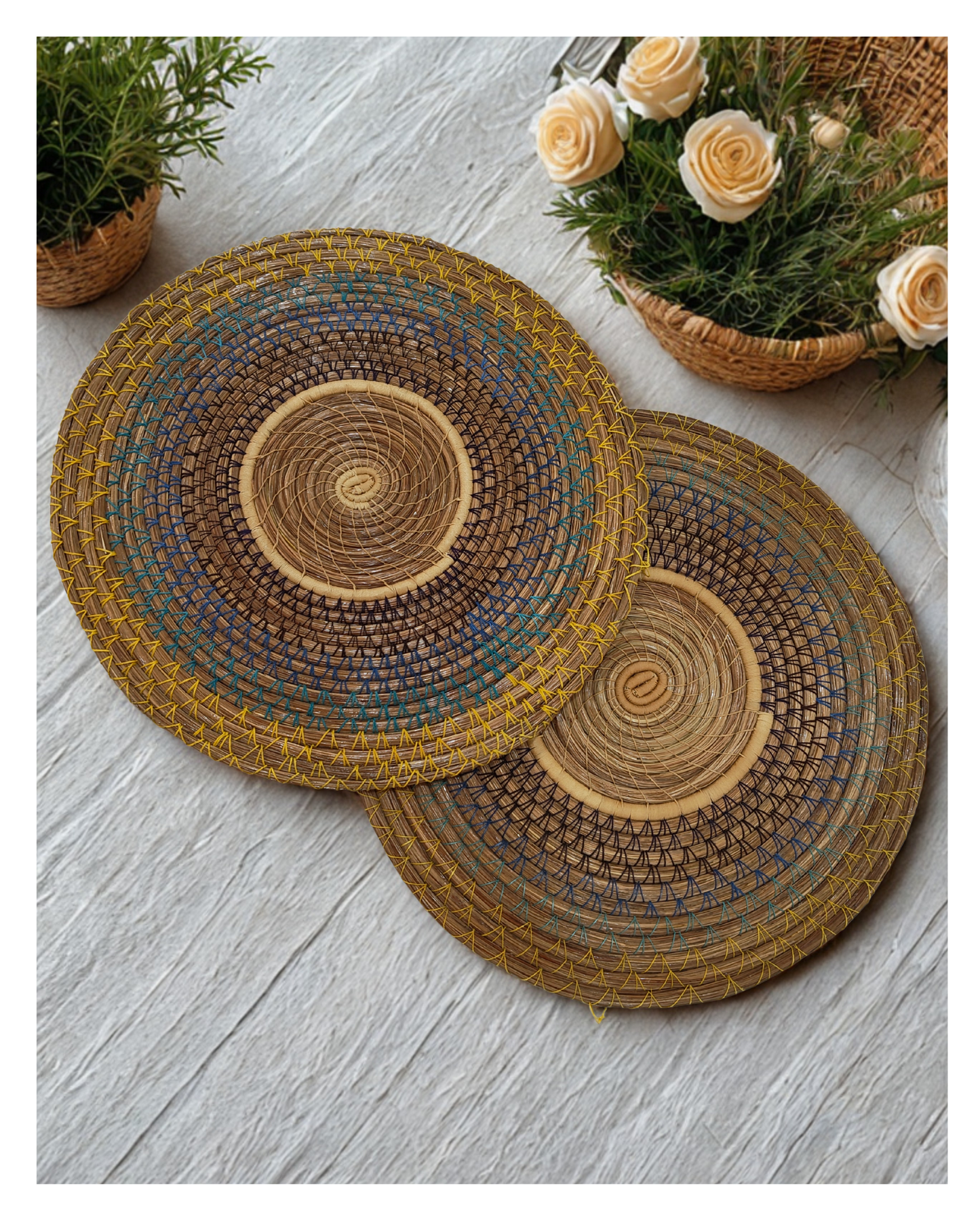 Pine Needles Round Placemats