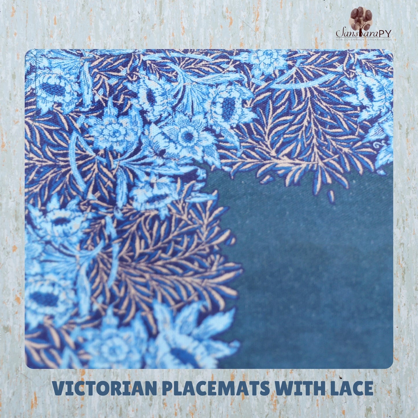 Victorian Placemats with Lace