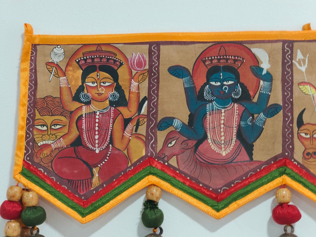 Kali Ghat Hand Printed Bandarwal