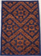 Screw Pine Placemats. Blue Color
