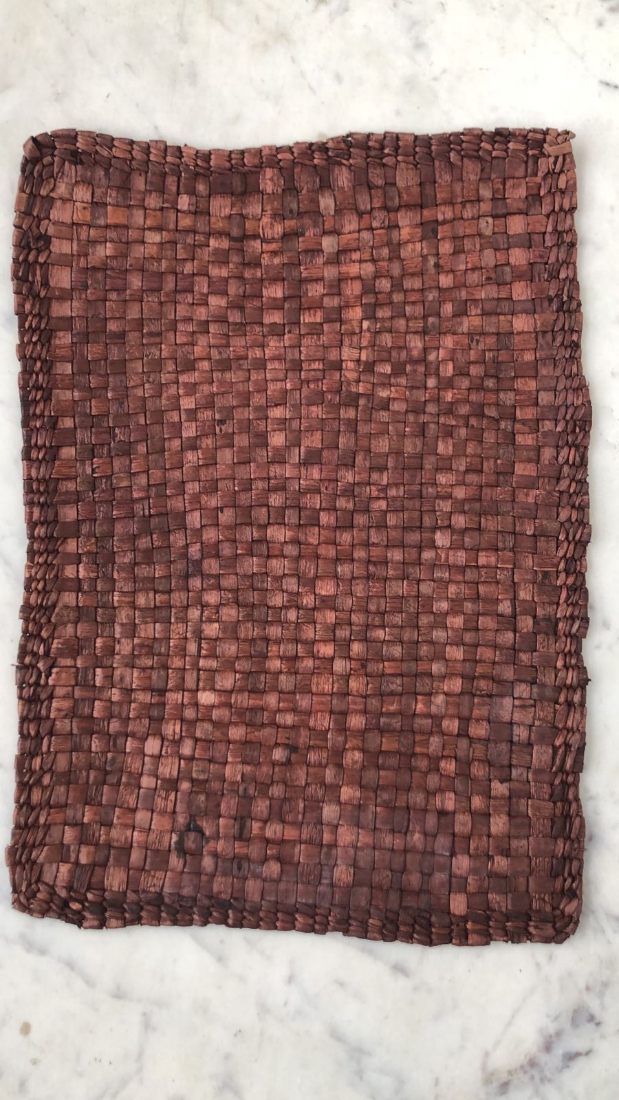 Water Hyacinth Placemats, Brown Color