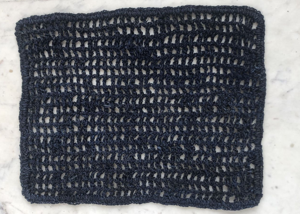 Banana Fiber Plain Blue Placemats