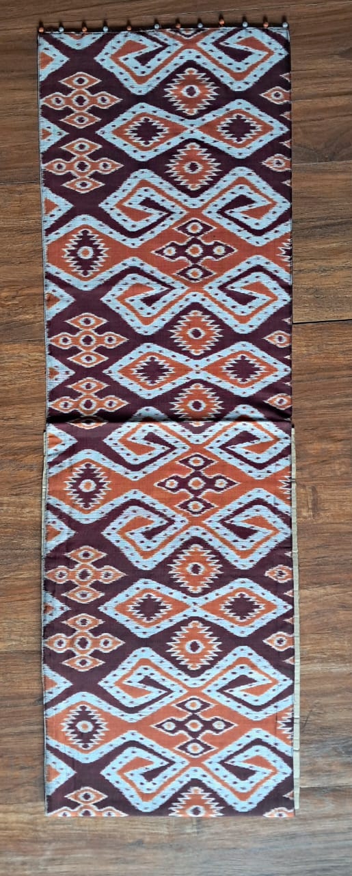 Ikat Runner Marron Color