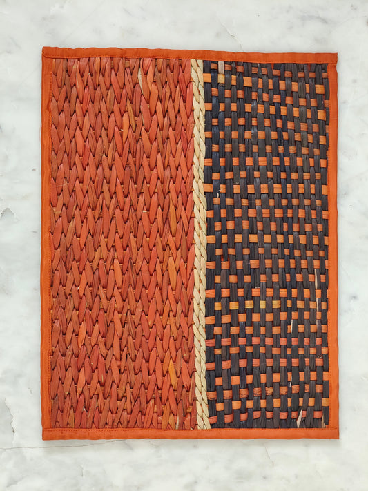 Water Reed Placemats (Brown & Orange Color)